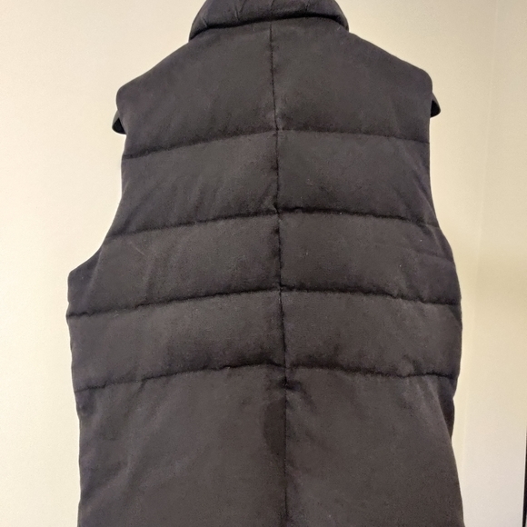John Varvatos Black wool down vest - Picture 3 of 3